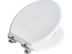 Clearance Beliani Sedile per WC MAZARUNI Soft Close Fibra a media densità (MDF) Bianco