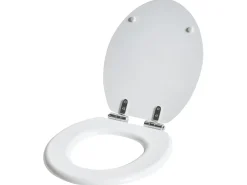 Clearance Beliani Sedile per WC MAZARUNI Soft Close Fibra a media densità (MDF) Bianco