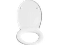 Clearance Beliani Sedile per WC PAPURI Soft Close Duroplastica Bianco