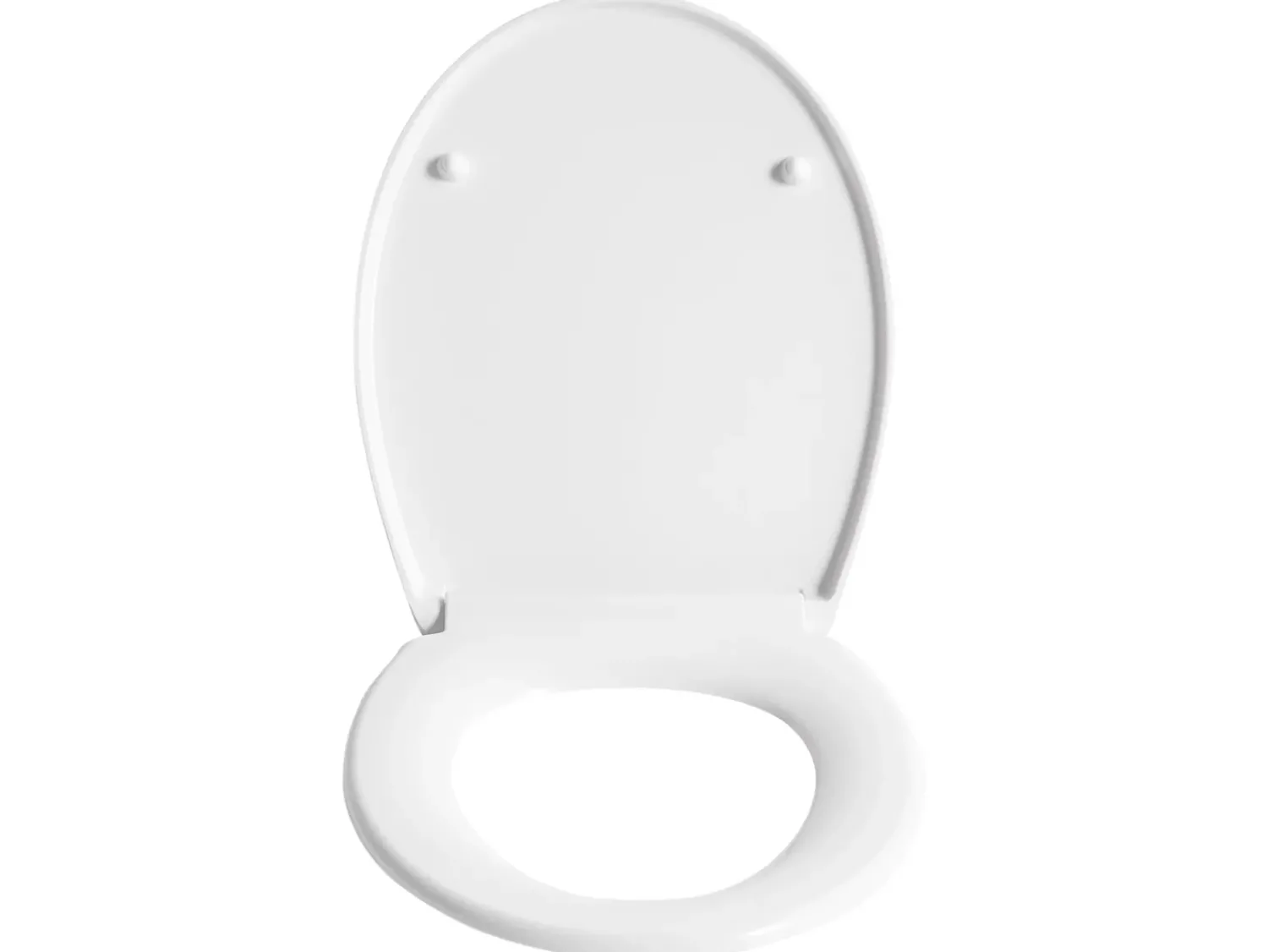 Clearance Beliani Sedile per WC PAPURI Soft Close Duroplastica Bianco