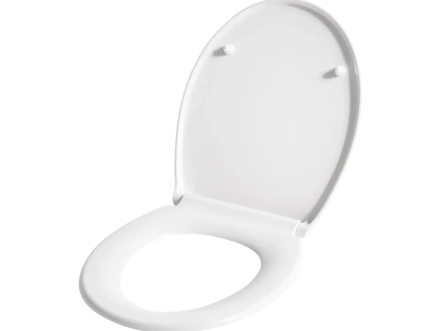 Clearance Beliani Sedile per WC PAPURI Soft Close Duroplastica Bianco
