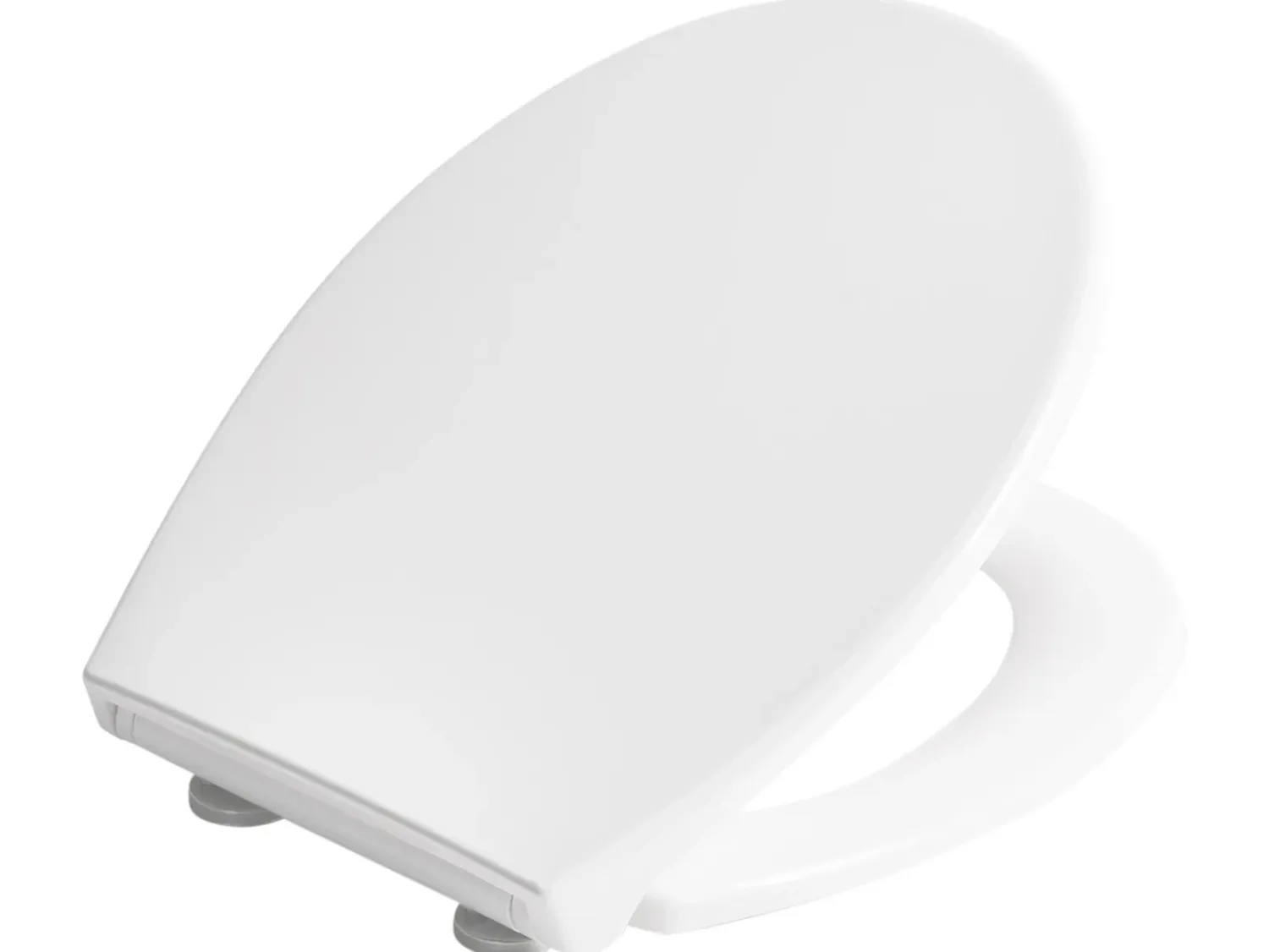 Clearance Beliani Sedile per WC PAPURI Soft Close Duroplastica Bianco
