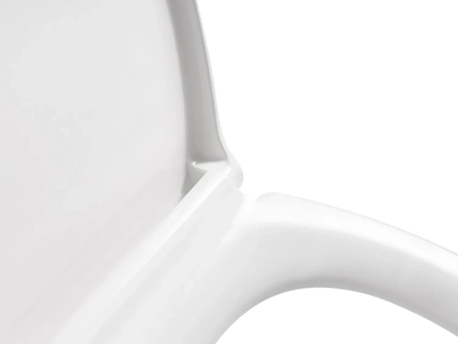 Clearance Beliani Sedile per WC PAPURI Soft Close Duroplastica Bianco