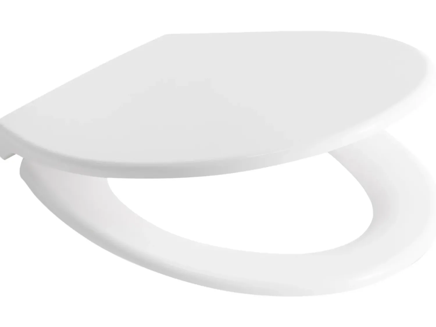 Clearance Beliani Sedile per WC PAPURI Soft Close Duroplastica Bianco