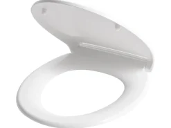Clearance Beliani Sedile per WC PAPURI Soft Close Duroplastica Bianco