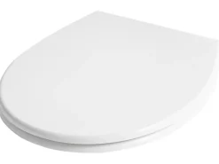 Clearance Beliani Sedile per WC PAPURI Soft Close Duroplastica Bianco