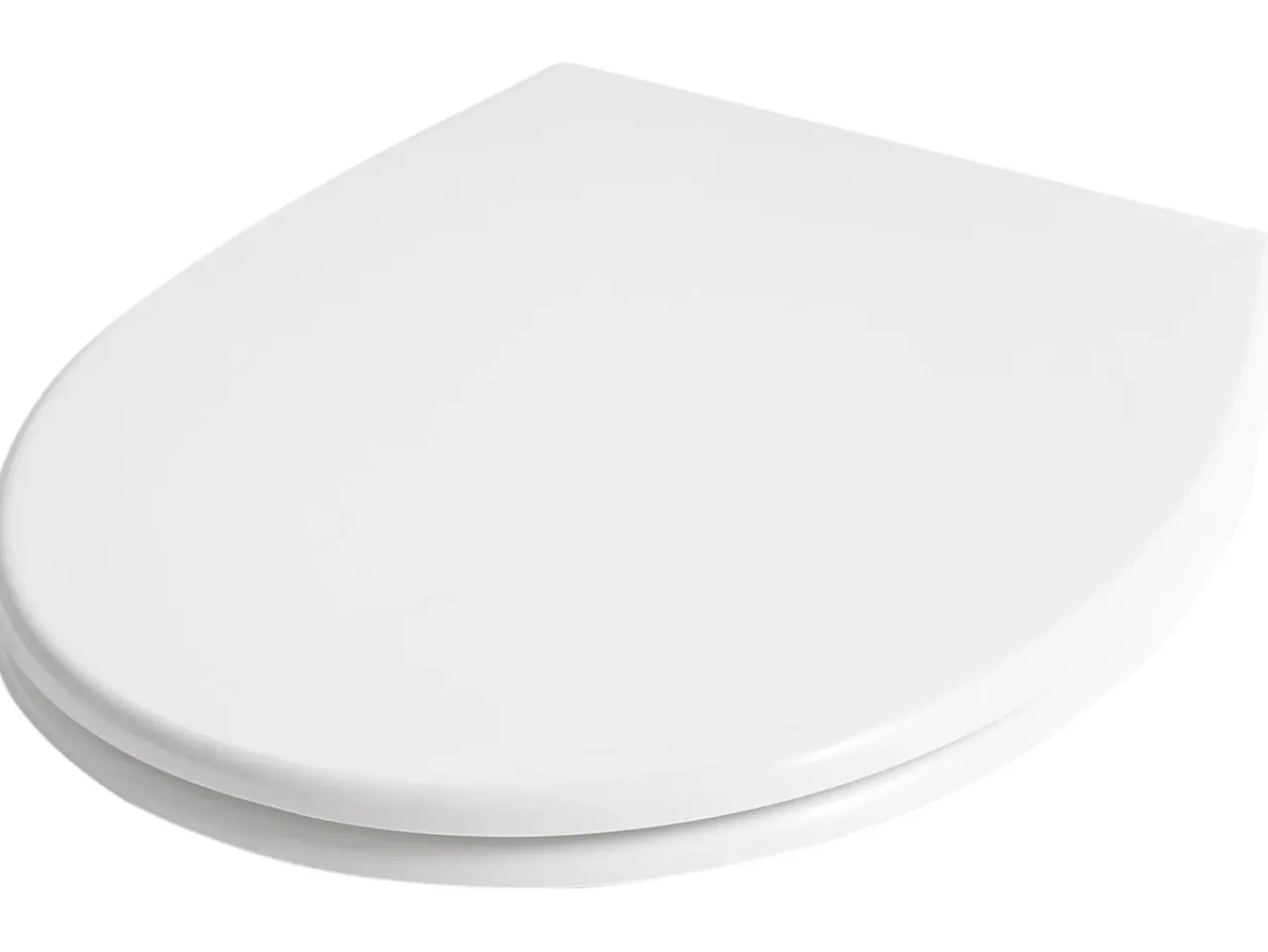 Clearance Beliani Sedile per WC PAPURI Soft Close Duroplastica Bianco