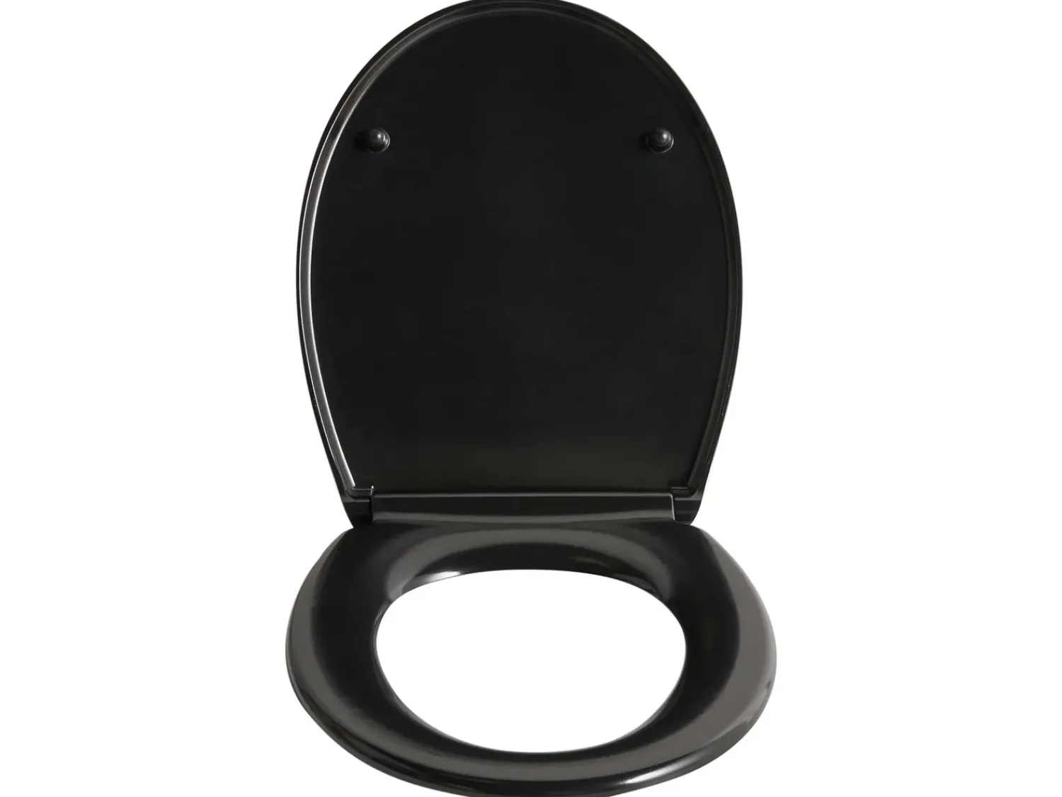 Hot Beliani Sedile per WC PAPURI Soft Close Duroplastica Nero