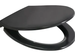Hot Beliani Sedile per WC PAPURI Soft Close Duroplastica Nero