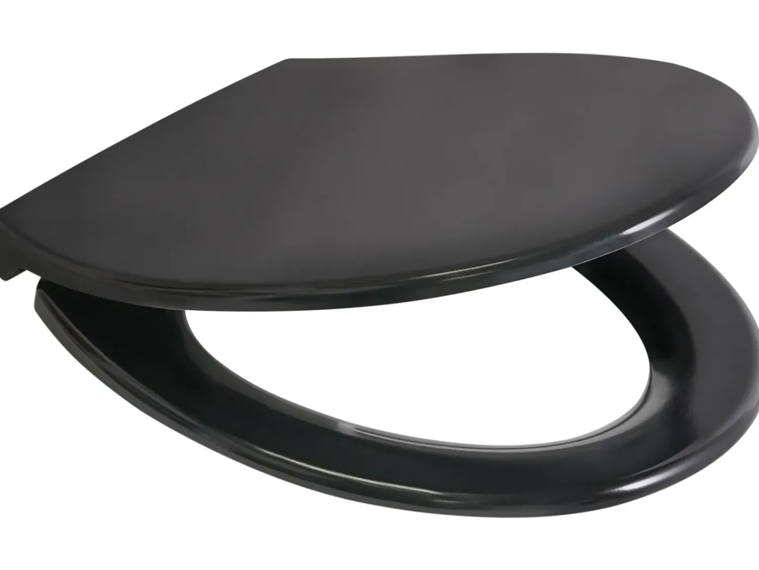 Hot Beliani Sedile per WC PAPURI Soft Close Duroplastica Nero