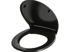 Hot Beliani Sedile per WC PAPURI Soft Close Duroplastica Nero