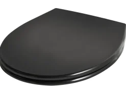 Hot Beliani Sedile per WC PAPURI Soft Close Duroplastica Nero