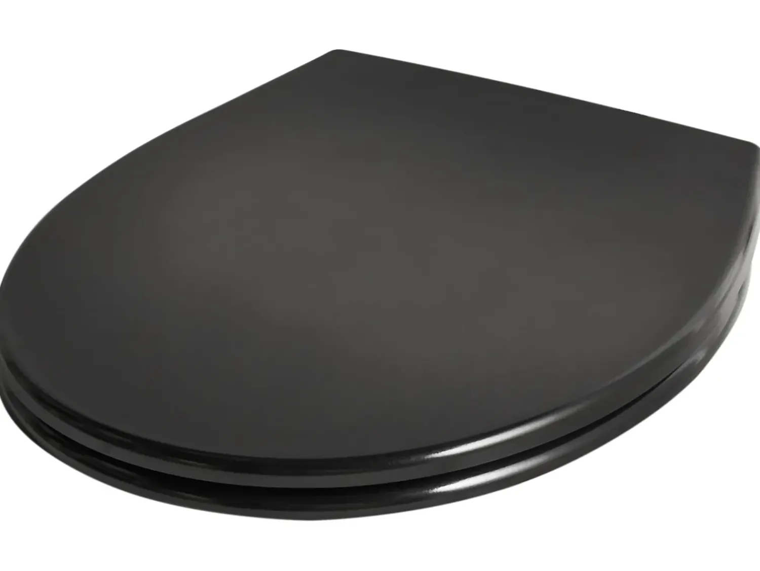 Hot Beliani Sedile per WC PAPURI Soft Close Duroplastica Nero