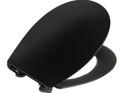 Hot Beliani Sedile per WC PUTUMAYO Sottile Soft Close Duroplastica Nero