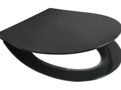 Hot Beliani Sedile per WC PUTUMAYO Sottile Soft Close Duroplastica Nero