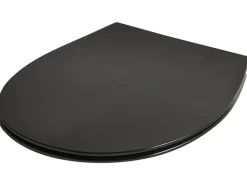Hot Beliani Sedile per WC PUTUMAYO Sottile Soft Close Duroplastica Nero