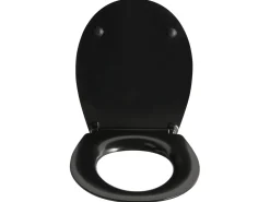 Hot Beliani Sedile per WC PUTUMAYO Sottile Soft Close Duroplastica Nero