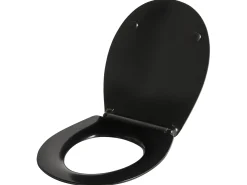 Hot Beliani Sedile per WC PUTUMAYO Sottile Soft Close Duroplastica Nero