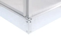 Clearance Beliani Serra da balcone LECCE Argento 59 cm Trasparente Argento