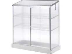Clearance Beliani Serra da balcone LECCE Argento 59 cm Trasparente Argento