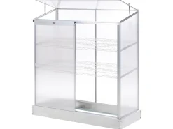 Clearance Beliani Serra da balcone LECCE Argento 59 cm Trasparente Argento