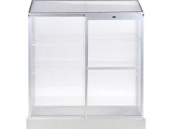 Clearance Beliani Serra da balcone LECCE Argento 59 cm Trasparente Argento