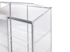 Clearance Beliani Serra da balcone LECCE Argento 59 cm Trasparente Argento