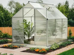 Online Beliani Serra da giardino APULIA Argento Trasparente Argento