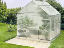 Online Beliani Serra da giardino APULIA Argento Trasparente Argento