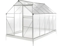 Discount Beliani Serra da giardino APULIA Argento Trasparente Argento