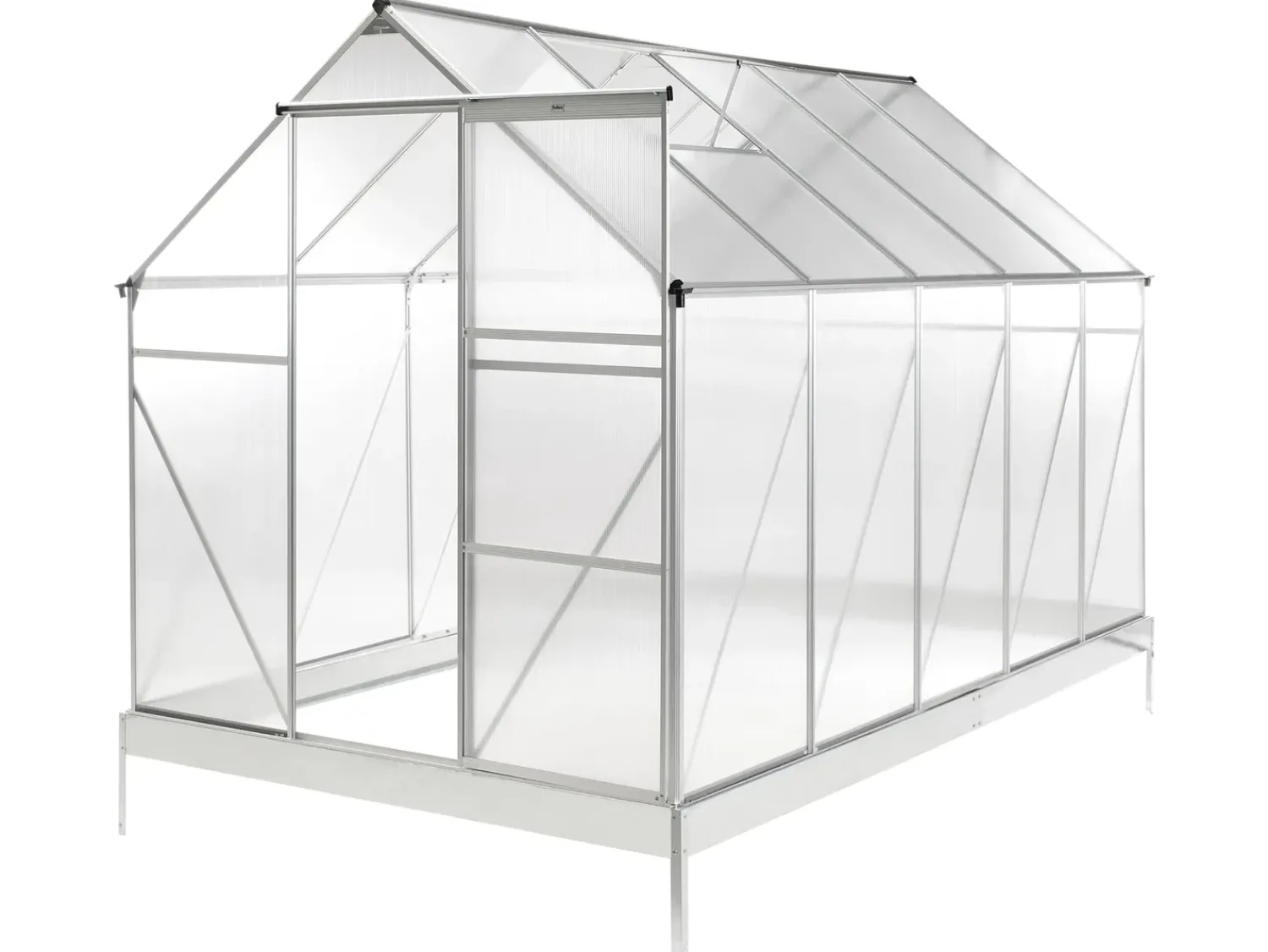Discount Beliani Serra da giardino APULIA Argento Trasparente Argento