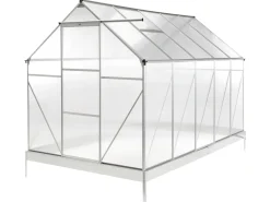 Discount Beliani Serra da giardino APULIA Argento Trasparente Argento