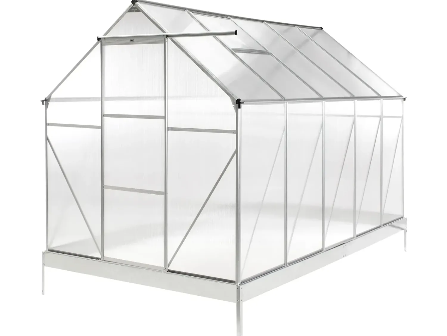 Discount Beliani Serra da giardino APULIA Argento Trasparente Argento