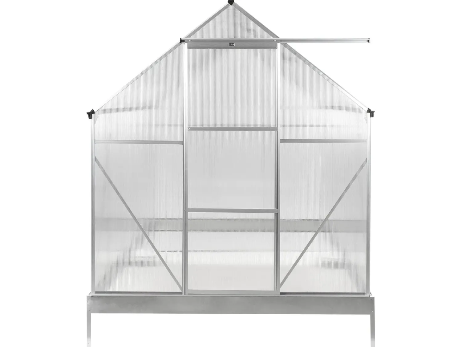Discount Beliani Serra da giardino APULIA Argento Trasparente Argento