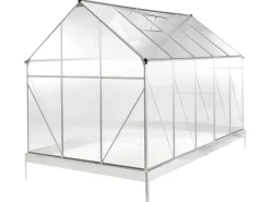 Discount Beliani Serra da giardino APULIA Argento Trasparente Argento