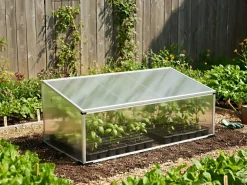 Beliani Serra da giardino CARFIZZI Argento 60 cm Trasparente Argento
