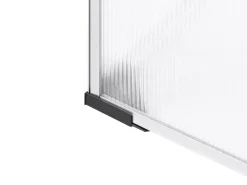 Beliani Serra da giardino CARFIZZI Argento 60 cm Trasparente Argento