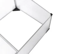 Outlet Beliani Serra da giardino SERIFOS Argento 60 cm Trasparente Argento