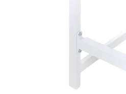 Hot Beliani Set bar da giardino 2 posti AVETRANA Metallo Marrone/Bianco Bianco Marrone