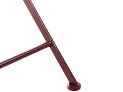 Outlet Beliani ALBINIA Metallo Bordeaux Rosso