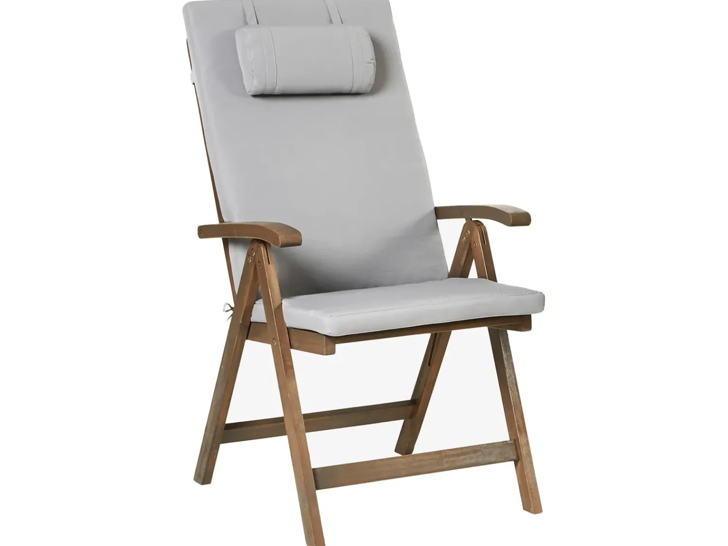 Discount Beliani AMANTEA PREMIUM Legno d'acacia Grigio chiaro Marrone Grigio