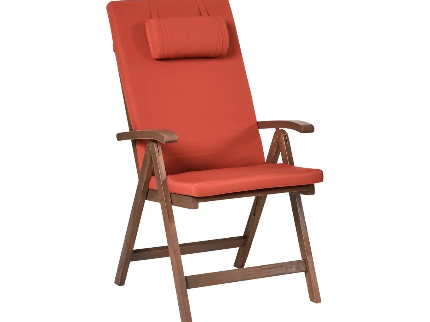 Clearance Beliani AMANTEA PREMIUM Legno d'acacia Rosso Rosso Marrone