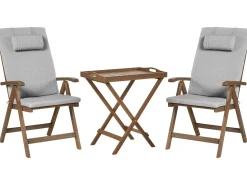 Online Beliani AMANTEA PREMIUM Legno d'acacia Grigio melange Marrone Grigio