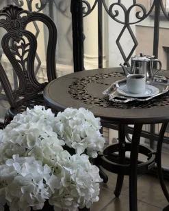 Clearance Beliani BOVINO Metallo scuro Marrone