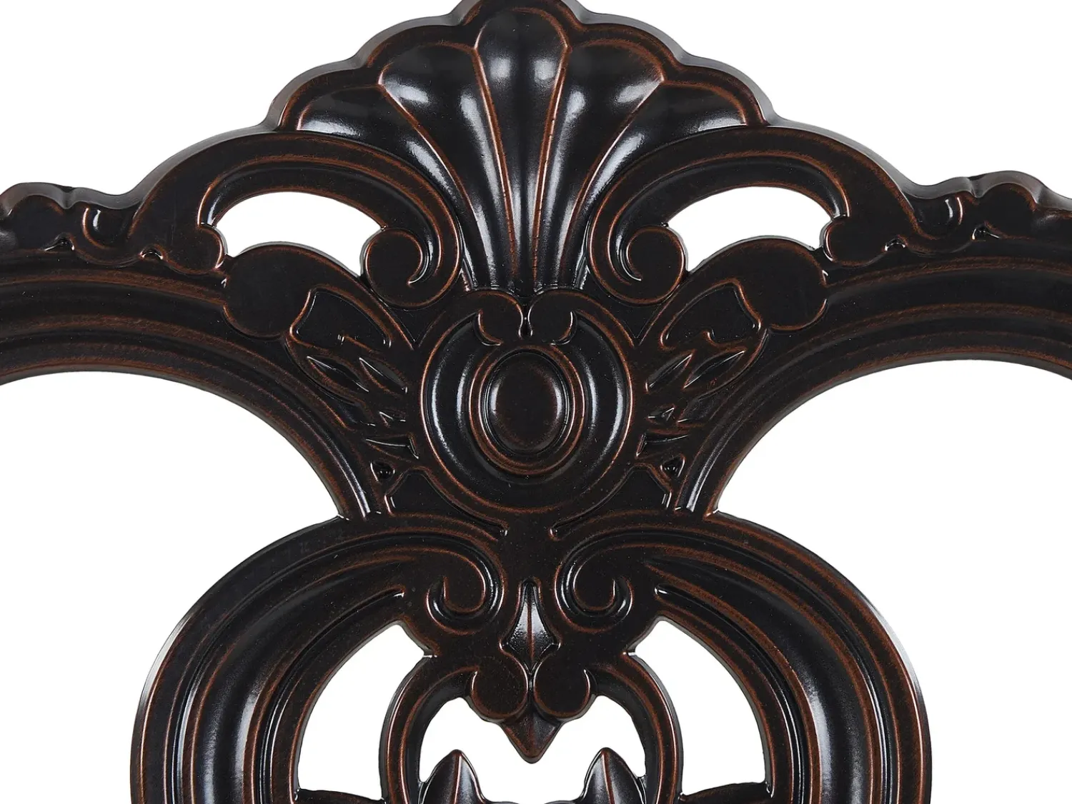 Clearance Beliani BOVINO Metallo scuro Marrone