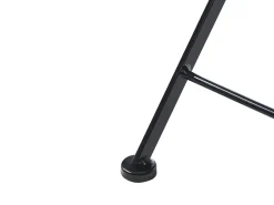 Beliani CARONA Metallo Nero Bianco Nero
