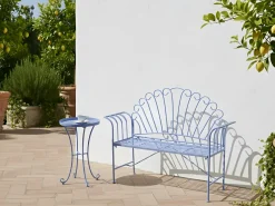 Hot Beliani CAVINIA Metallo Azzurro Blu
