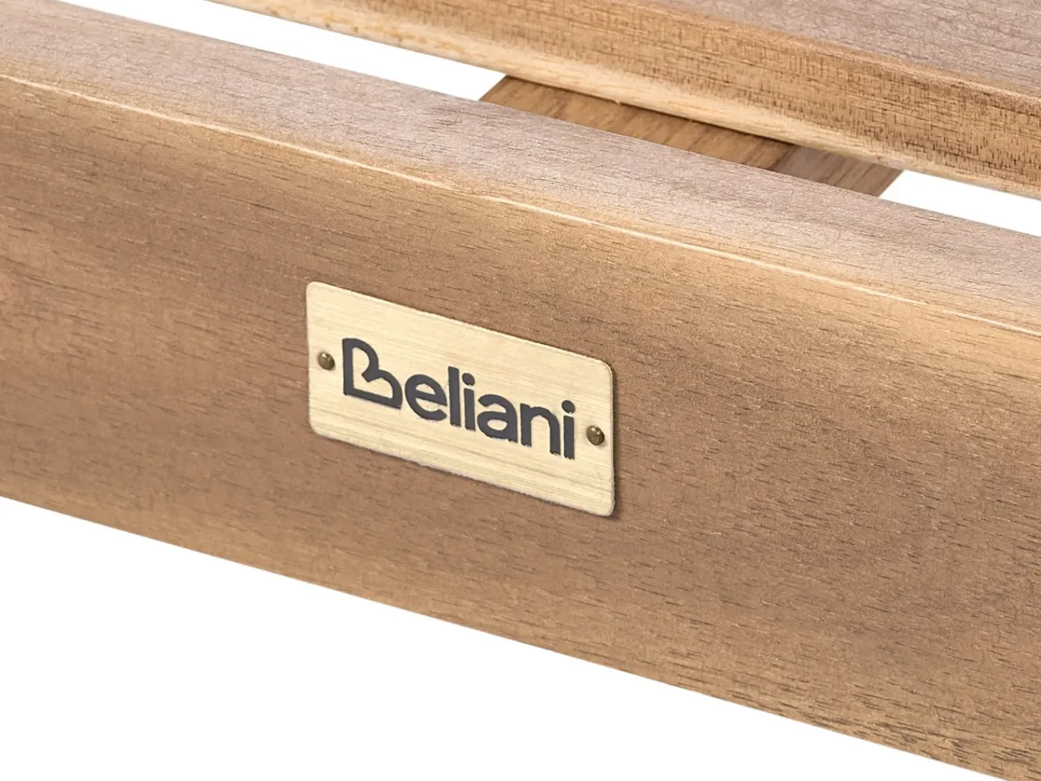 Clearance Beliani CHIOGGIA Legno di acacia certificato chiaro Marrone