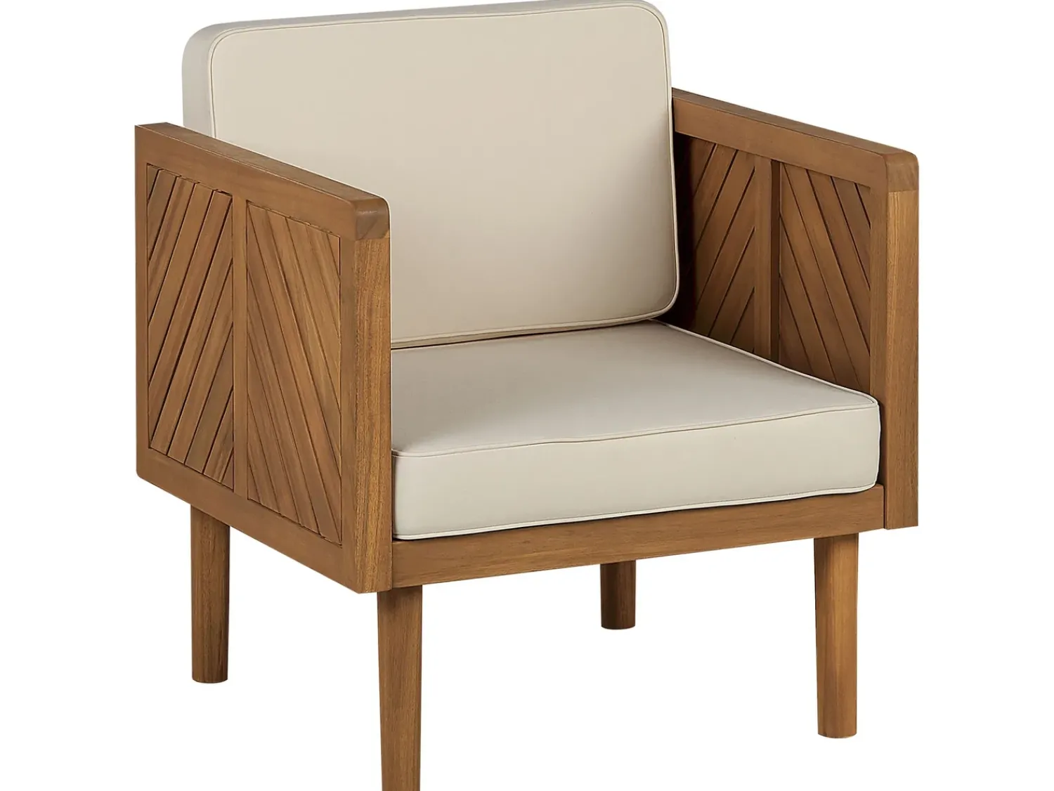 Online Beliani con cuscini BARATTI Legno d'acacia Marrone Beige Marrone