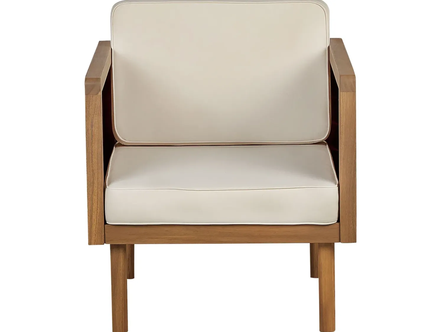 Online Beliani con cuscini BARATTI Legno d'acacia Marrone Beige Marrone